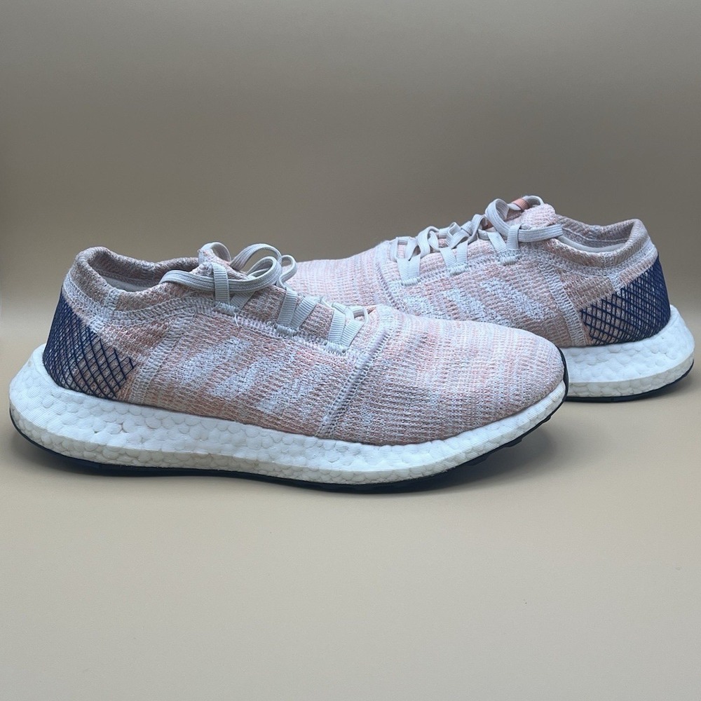 2018 Adidas PureBoost Go Pink Running Slip On Shoes - Womens Size 6.5 (B75666)